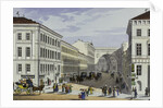 Millionnaya Street and Kotomin House in Saint Petersburg, First half of the 19th cent by Karl Petrovich Beggrov