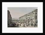 The Mikhailovskaya Street with view of the Michael Palace in St. Petersburg, First half of the 19th by Karl Petrovich Beggrov