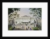Café at the Summer Garden in St. Petersburg, First half of the 19th cent by Karl Petrovich Beggrov