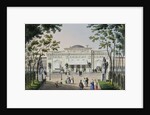 Café at the Summer Garden in St. Petersburg, First half of the 19th cent by Karl Petrovich Beggrov