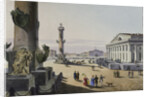 Stock exchange and Admirality in St. Petersburg, First half of the 19th cent by Karl Petrovich Beggrov