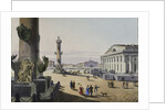 Stock exchange and Admirality in St. Petersburg, First half of the 19th cent by Karl Petrovich Beggrov