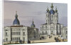 The Smolny Convent of the Resurrection in St. Petersburg, First half of the 19th cent by Karl Petrovich Beggrov