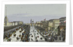 Public merry-making on the Admiralty Square in Saint Petersburg, First half of the 19th cent by Karl Petrovich Beggrov