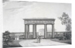 The To-my-Dear-Comrades-in-Arms Gate in the Catherine Park at Tsarskoye Selo, 1822 by Alexander Andreyevich Thon
