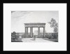 The To-my-Dear-Comrades-in-Arms Gate in the Catherine Park at Tsarskoye Selo, 1822 by Alexander Andreyevich Thon