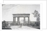 The To-my-Dear-Comrades-in-Arms Gate in the Catherine Park at Tsarskoye Selo, 1822 by Alexander Andreyevich Thon