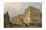 View of the New Hermitage Through Millionnaya Street, 1851 by Vasily Semyonovich Sadovnikov