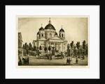 The Cathedral of the Lords Transfiguration of all the Guards in Saint Petersburg, First half of the by Karl Petrovich Beggrov