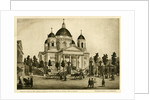 The Cathedral of the Lords Transfiguration of all the Guards in Saint Petersburg, First half of the by Karl Petrovich Beggrov
