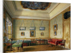 The Working or Small Study of Emperor Alexander I at the Great Palace in Tsarskoye Selo, 1875 by Eduard Hau