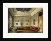 The Working or Small Study of Emperor Alexander I at the Great Palace in Tsarskoye Selo, 1875 by Eduard Hau