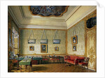 The Working or Small Study of Emperor Alexander I at the Great Palace in Tsarskoye Selo, 1875 by Eduard Hau