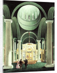Interior view of the Alexander Nevsky Church at Potsdam, 1838 by Friedrich Wilhelm Klose