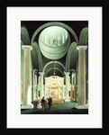 Interior view of the Alexander Nevsky Church at Potsdam, 1838 by Friedrich Wilhelm Klose