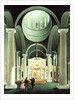 Interior view of the Alexander Nevsky Church at Potsdam, 1838 by Friedrich Wilhelm Klose