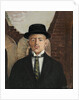 Portrait of the poet Vasili Kamensky in a Top Hat, 1917 by Eduard Gustavovich Shiman