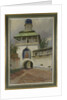 The Exterior Gates of the Pskovo-Pechersky Monastery, 1910 by Genrikh Genrikhovich Schmidt