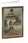 The Exterior Gates of the Pskovo-Pechersky Monastery, 1910 by Genrikh Genrikhovich Schmidt