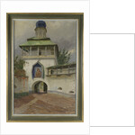 The Exterior Gates of the Pskovo-Pechersky Monastery, 1910 by Genrikh Genrikhovich Schmidt