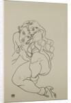 Seated Nude, 1917 by Egon Schiele