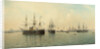 Cruisers Minin and Kronstadt by Leonid Demyanovich Blinov
