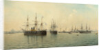 Cruisers Minin and Kronstadt by Leonid Demyanovich Blinov