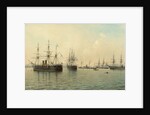 Cruisers Minin and Kronstadt by Leonid Demyanovich Blinov