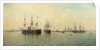 Cruisers Minin and Kronstadt by Leonid Demyanovich Blinov