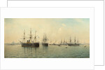 Cruisers Minin and Kronstadt by Leonid Demyanovich Blinov