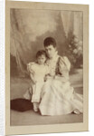 Grand Duchess Xenia Alexandrovna of Russia with Daughter Irina, c. 1882 by Sergei Lvovich Levitsky