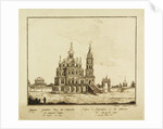 The Church of the Dormition of the Theotokos at the Pokrovka Street in Moscow, 1791 by Francesco Camporesi