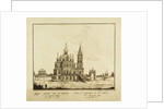The Church of the Dormition of the Theotokos at the Pokrovka Street in Moscow, 1791 by Francesco Camporesi