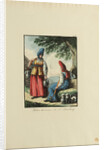 Dairywomen of Petersburg, 1817 by Armand Gustave Haubigant