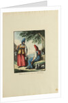 Dairywomen of Petersburg, 1817 by Armand Gustave Haubigant