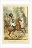 Staff and Senior Officers of the Life-Guards Cuirassier Regiment, c. 1830 by Lev Alexandrovich Belousov