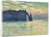 The Cliff, Étretat, Sunset, 1882-1883 by Anonymous