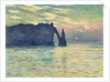 The Cliff, Étretat, Sunset, 1882-1883 by Anonymous