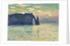 The Cliff, Étretat, Sunset, 1882-1883 by Anonymous