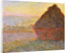 Grainstack (Sunset), 1891 by Anonymous