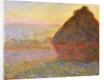 Grainstack (Sunset), 1891 by Anonymous