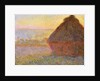 Grainstack (Sunset), 1891 by Anonymous