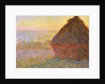 Grainstack (Sunset), 1891 by Anonymous