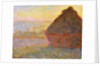 Grainstack (Sunset), 1891 by Anonymous
