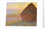 Grainstack (Sunset), 1891 by Anonymous