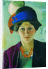 Artists Wife with Hat, 1909 by Anonymous