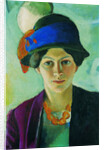 Artists Wife with Hat, 1909 by Anonymous