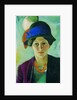 Artists Wife with Hat, 1909 by Anonymous