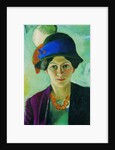 Artists Wife with Hat, 1909 by Anonymous