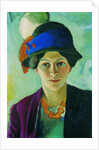 Artists Wife with Hat, 1909 by Anonymous